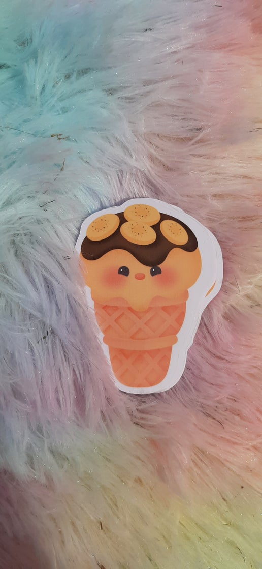 8 Dessert Ice cream Animal Vinyl stickers - Image 8