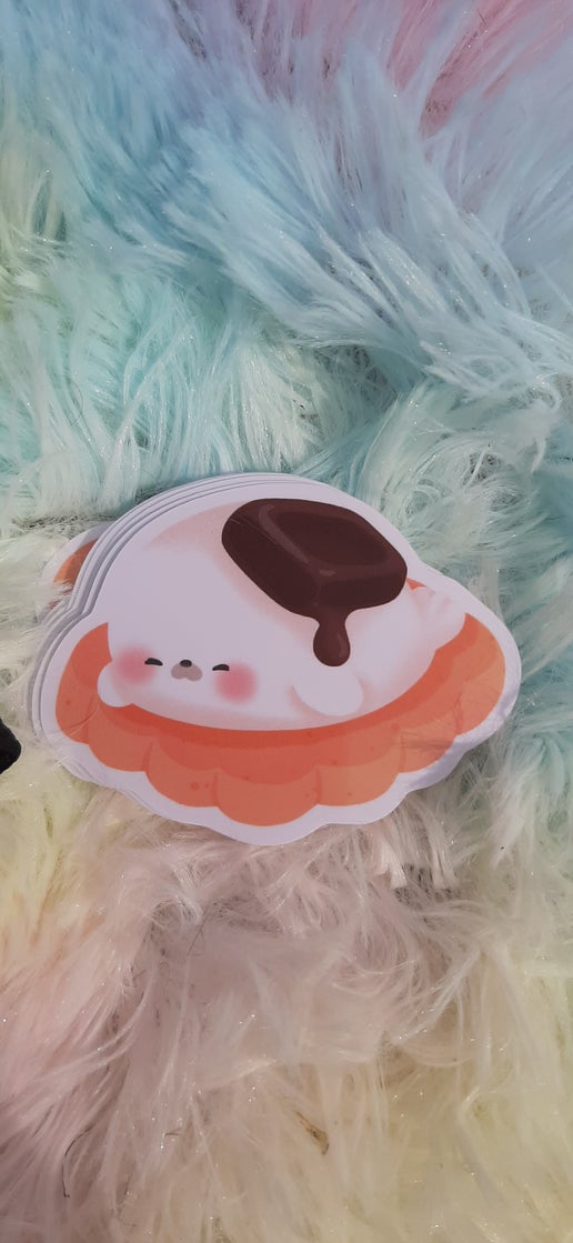 4 Dessert Seal Vinyl Stickers