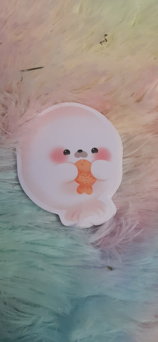 4 Dessert Seal Vinyl Stickers - Image 5