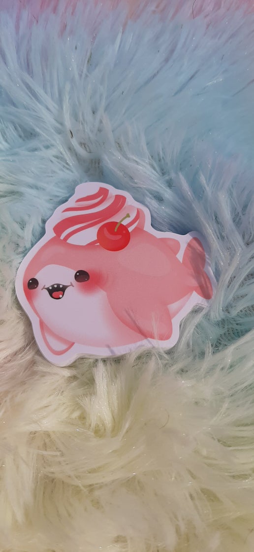 8 Dessert Shark Vinyl Stickers - Image 7